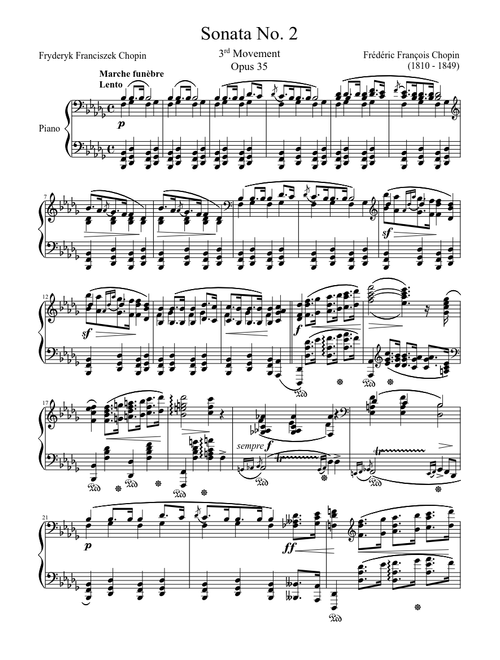 Sonata No. 2, 3rd Movement
