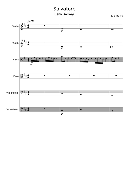 Salvatore - Lana Del Rey