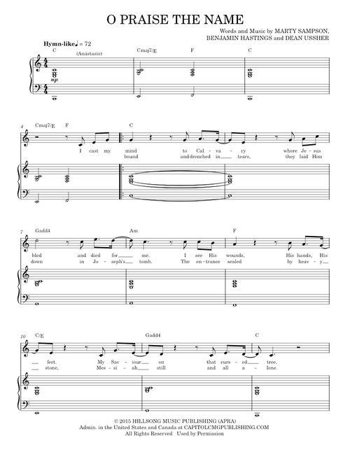 O Praise The Name (Anastasis) - Hillsong Worship