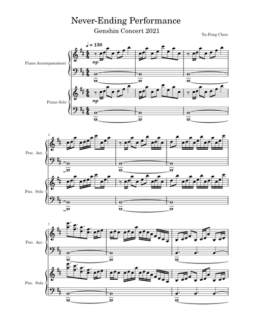 Never-Ending Performance – Yu-Peng Chen