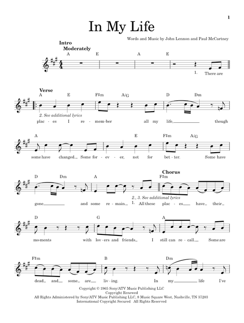 In My Life - The Beatles (Pro Vocal)