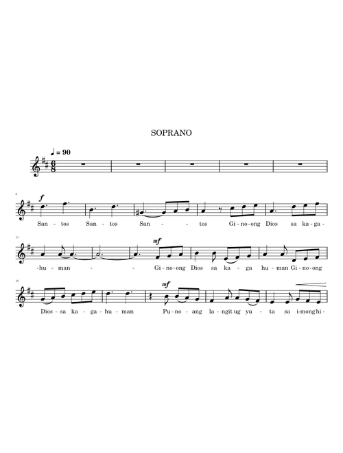Santos - 11th mass (SOPRANO)