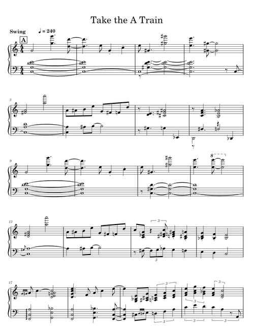 Take the "A" Train - Oscar Peterson