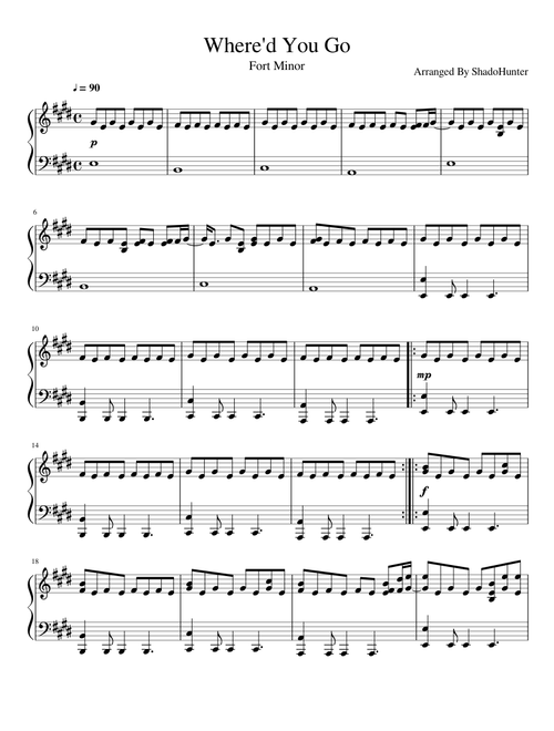 Where'd You Go - Fort Minor