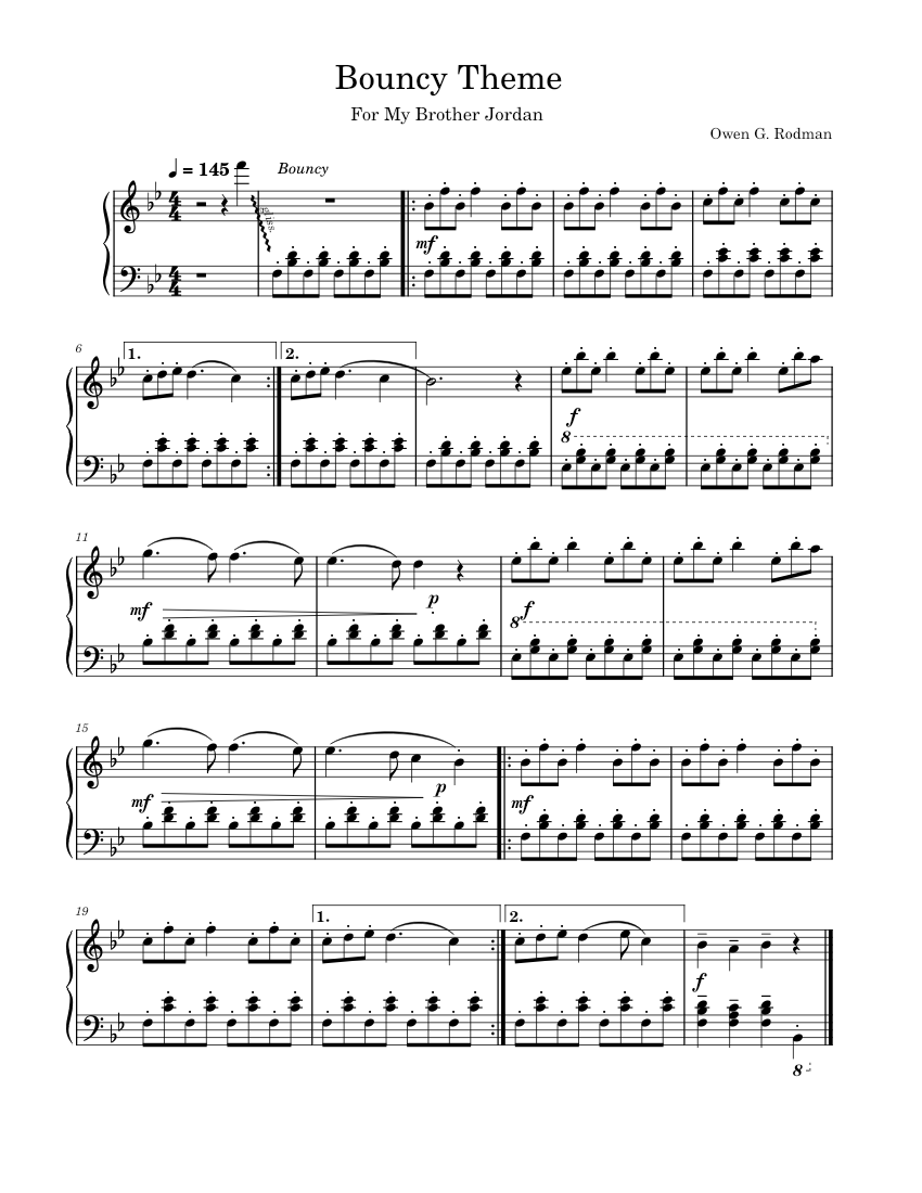Bouncy Theme Sheet Music For Piano Solo Musescore bouncy-theme-sheet-music-for-piano-solo-musescore