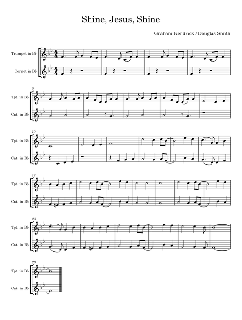 Shine Jesus Shine - Graham Kendrick