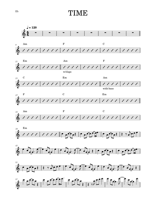 Time  (J.sax) - Alto Sax RMX