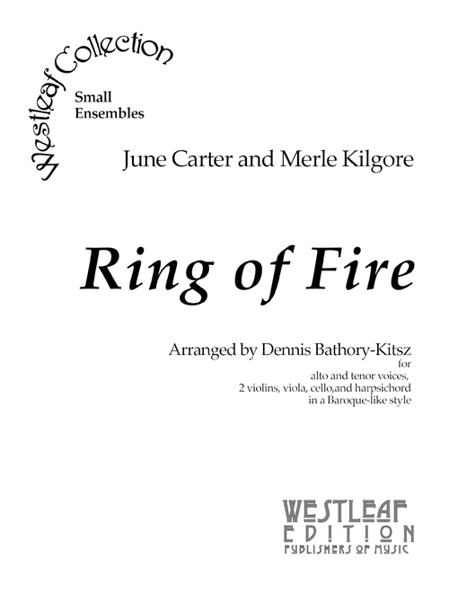 Ring Of Fire (Arr. Dennis Bathory-Kitsz) - Johnny Cash (Small Ensemble)