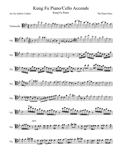 Kung Fu Piano/Cello Ascends-Piano Guys