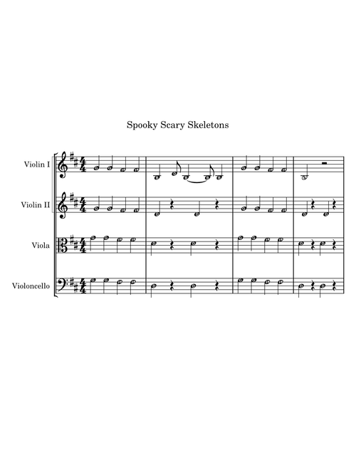 Spooky scary skeletons – Andrew Gold Spooky Scary Skeletons