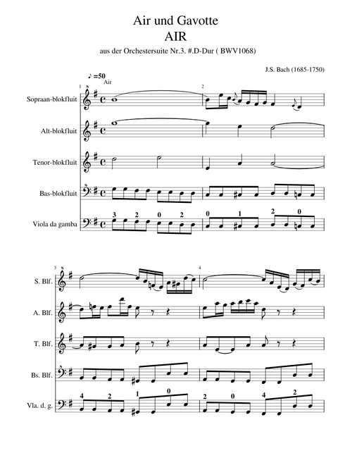Bach J.C. AIR