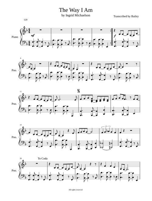The Way I Am by Ingrid Michaelson