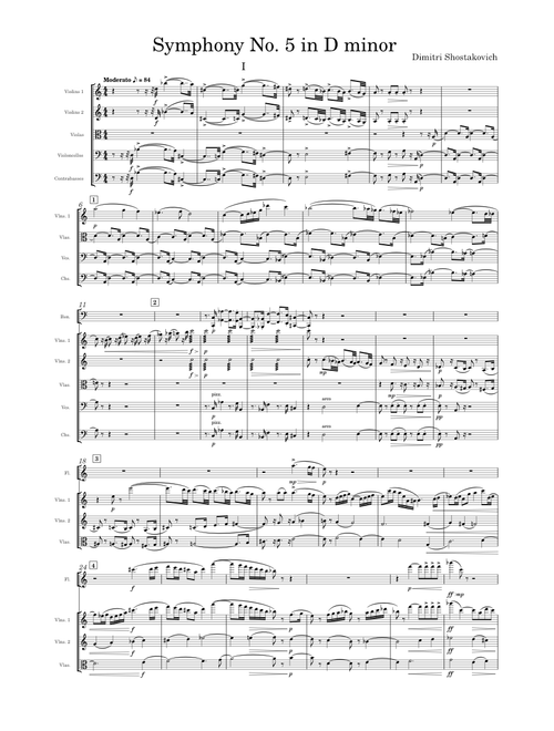 Symphony No. 5 in D minor, Op. 47 – Dmitri Shostakovich