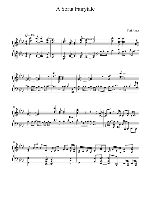 A sorta fairytale – Tori Amos