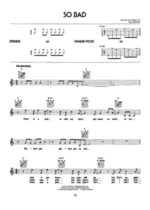 Play Official version of London town Sheet Music by Paul McCartney
