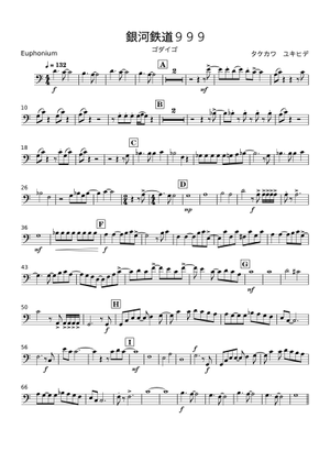 Galaxy Express 999 - Yukihide Takekawa Sheet Music for Trumpet in