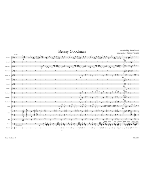 Saint Motel - "Benny Goodman" - Big Band Arrangement