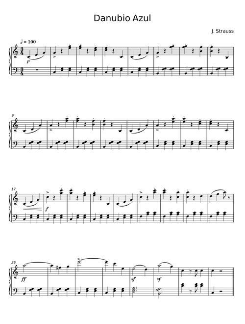 Danubio Azul - J. Strauss