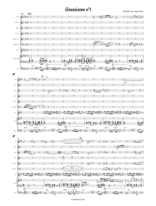 Gnossienne No.1 – Erik Satie /X.Durot - FUNK