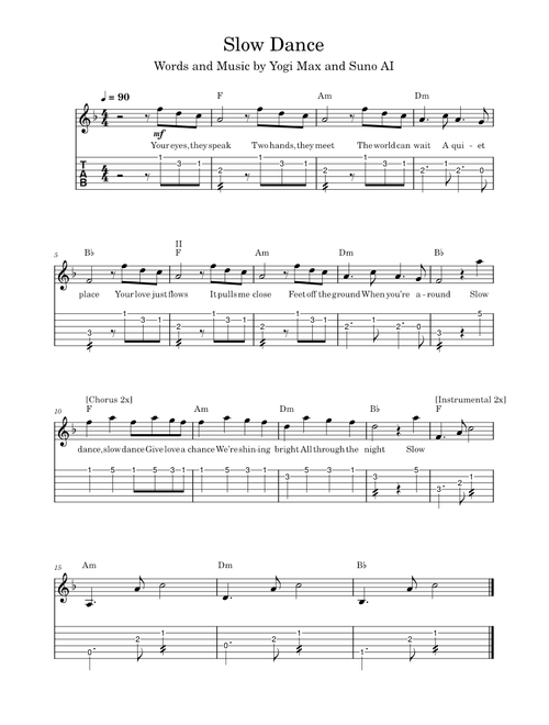 Slow Dance in F Major