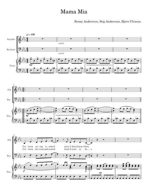 Mama Mia - Benny Andersson