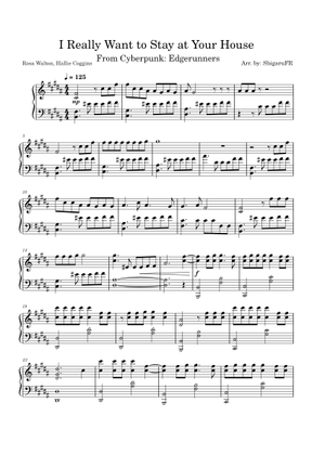 I REALLY WANT TO STAY AT YOUR HOUSE – Rosa Walton I REALLY WANT TO STAY AT YOUR HOUSE  - Cyberpunk Edgerunners