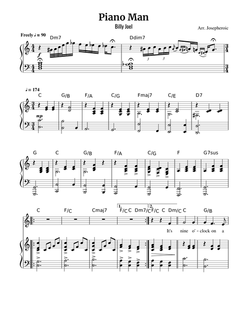 Piano Man (the original live version)