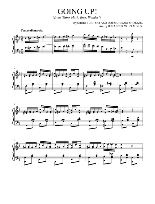 "GOING UP!" - from "Super Mario Bros. Wonder"