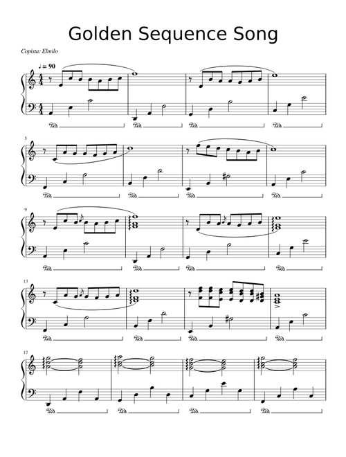 GoLden SeQuence SONG