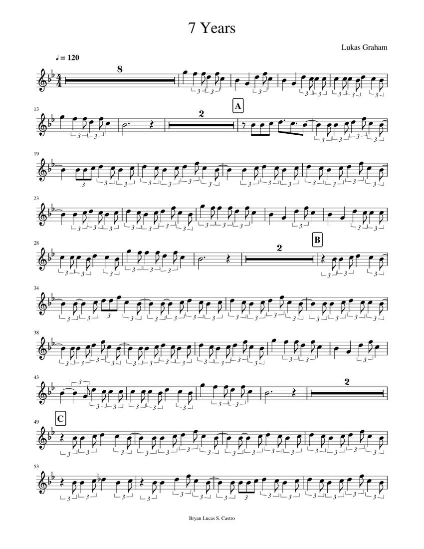 Old flute music top
