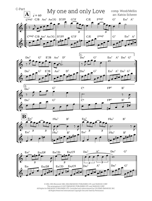 My One And Only Love (Arr. Katrin Scherer) - Guy Wood (Instrumental Duet)
