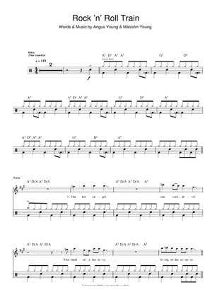 Play Official version of For those about to rock Sheet Music