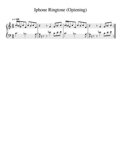 Iphone Ringtone (Opiening)