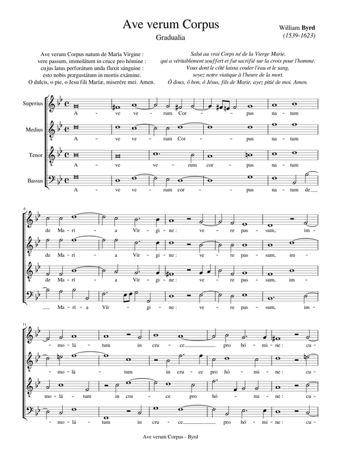 Ave verum - Byrd