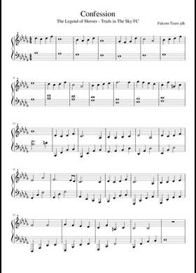 Free Falcom Sound Team jdk sheet music | Download PDF or print on