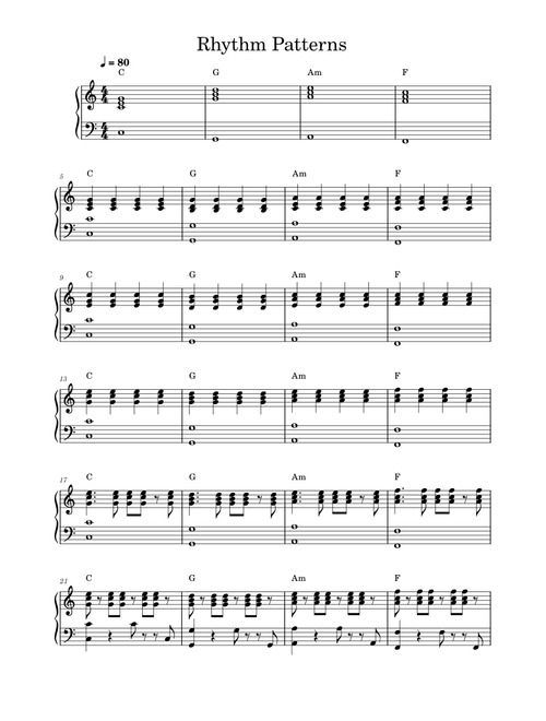 Rhythm Patterns