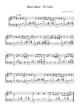 cigarettes out the window piano sheet music Free TV Girl sheet music