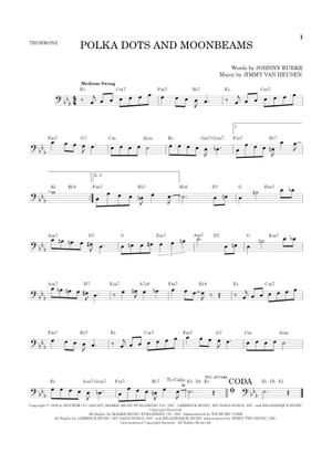 Play Official version of Polka Dots And Moonbeams Sheet Music by