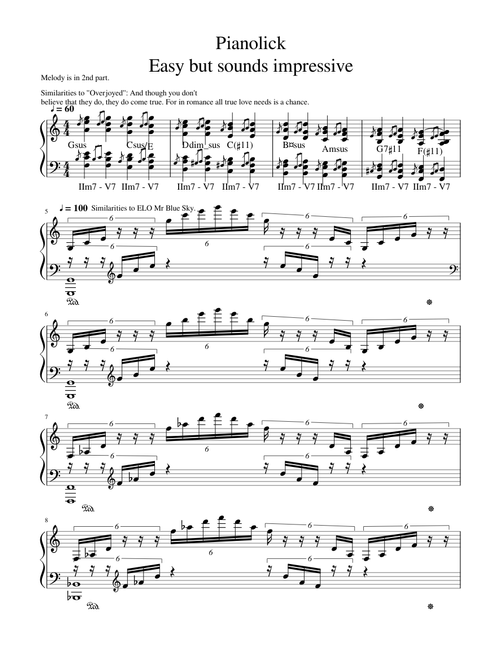 Pianolick