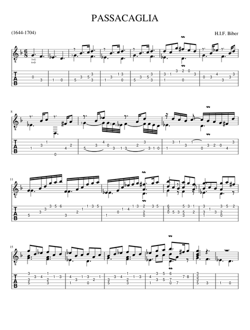 PASSACAGLIA