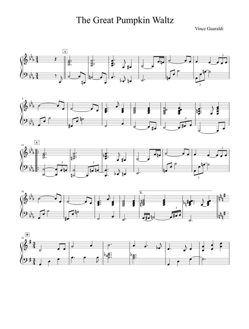 The Great Pumpkin Waltz - Vince Guaraldi