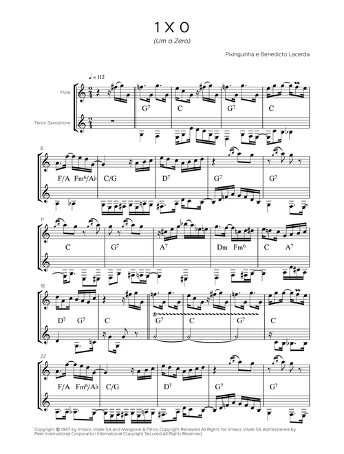 Um A Zero (Arr. Bisdre Santos) - Yo-Yo Ma (Instrumental Duet and Piano)