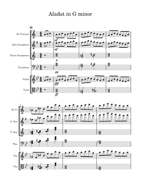 Aladat in G minor