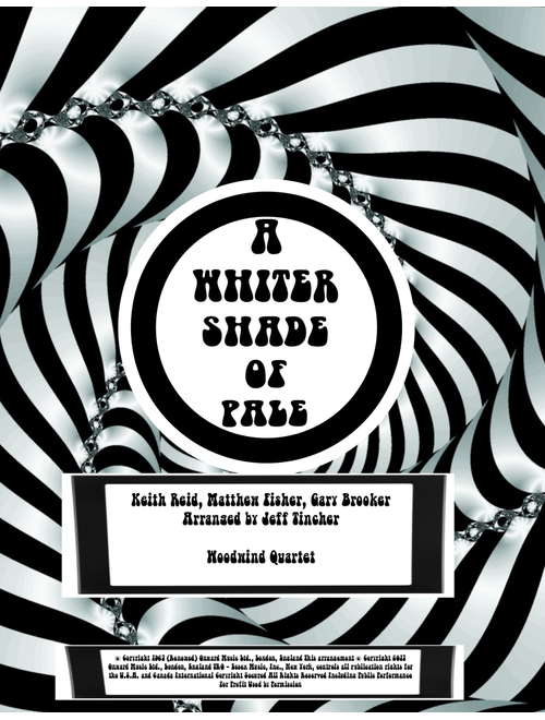 A Whiter Shade Of Pale (Arr. Jeffrey Tincher) - Procol Harum (Woodwind Ensemble)