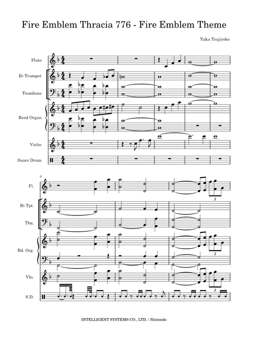 Fire Emblem: Thracia 776 - Fire Emblem Theme – Yuka Tsujiyoko