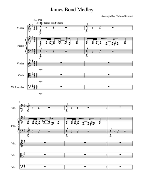 James Bond Medley (UNFINISHED)