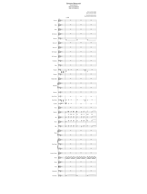 Simone Beauvoir - NieR AUTOMATA - Orchestral Arrange  Work in Progress