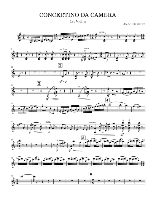 Concertino da camera – Jacques Ibert
