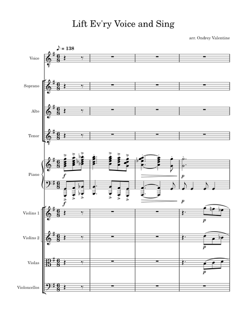 Lift Every Voice And Sing – D. B. Towner
