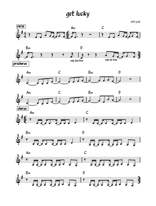 Get lucky – Daft Punk